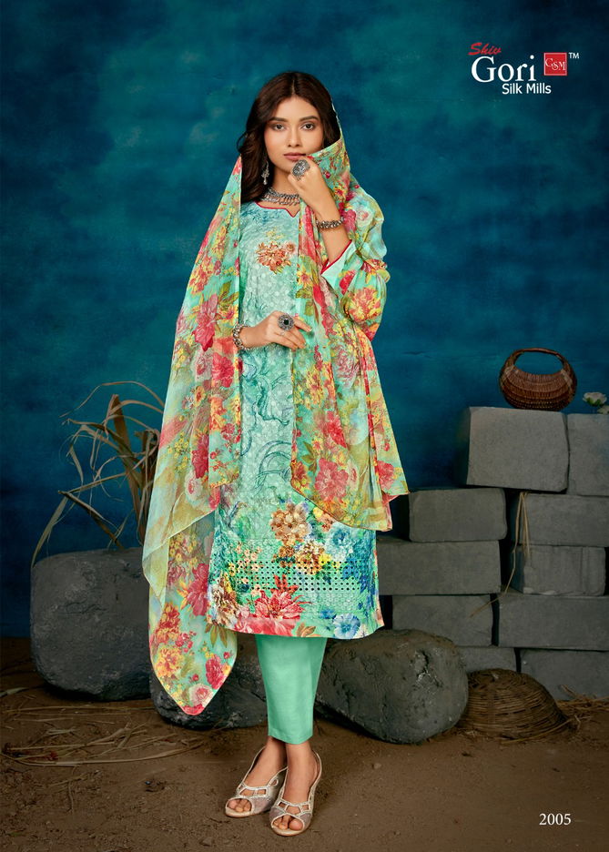 Gori Good News Vol 2 Exclusive Heavy Digital Printed Work Cotton Dress Material Collection 