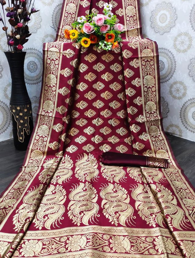 Niharika Silk 36 Designer Fancy Wedding Wear Banarasi jacquard Saree Collection