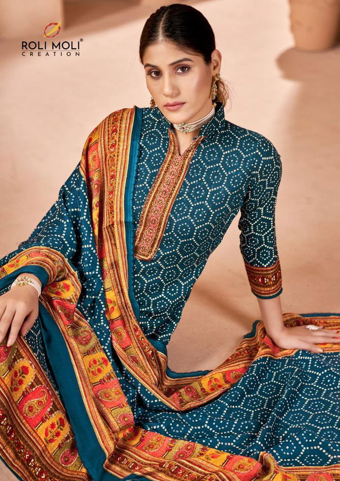 Eram By Roli Moli Pashmina Dress Material Catalog