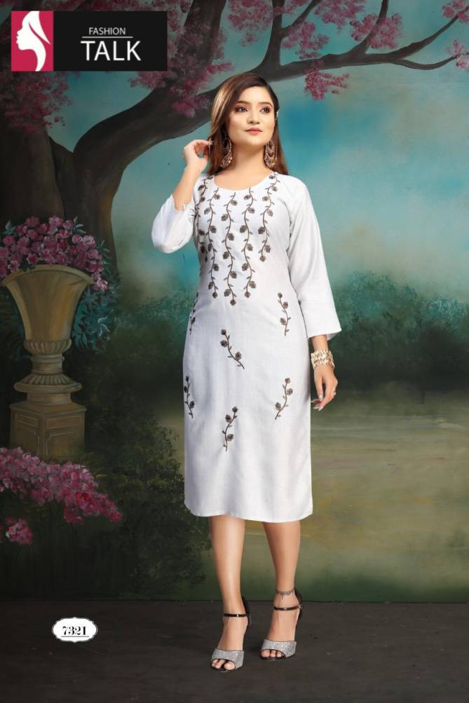 Ft Strawberry Latest Fancy Designer Heavy Casual Wear Simple Kurtis Collection
