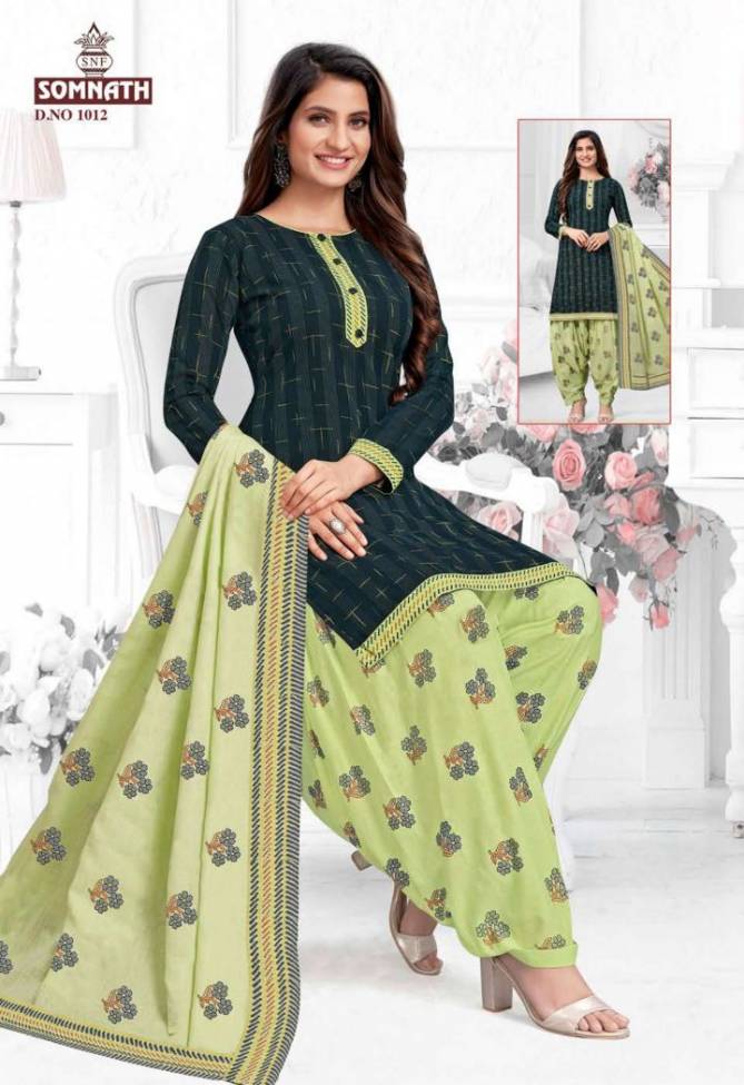 Somnath Sangini 1 Regular Wear Cotton Printed Readymade Dress Collection
