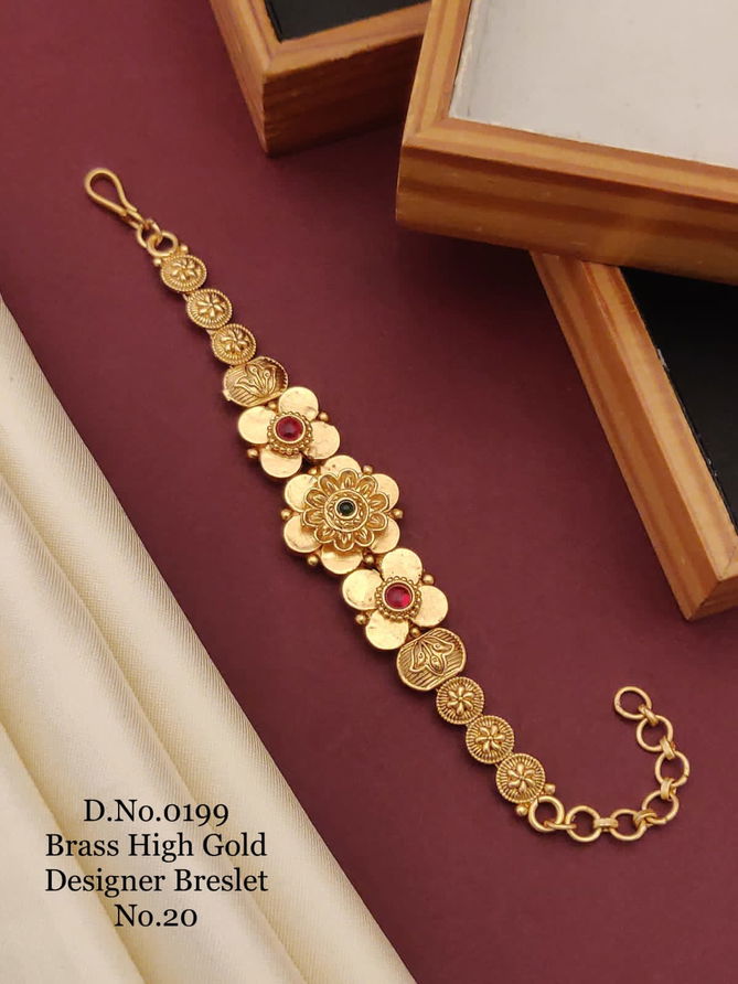 Designer Brass High Gold Breslet Catalog
