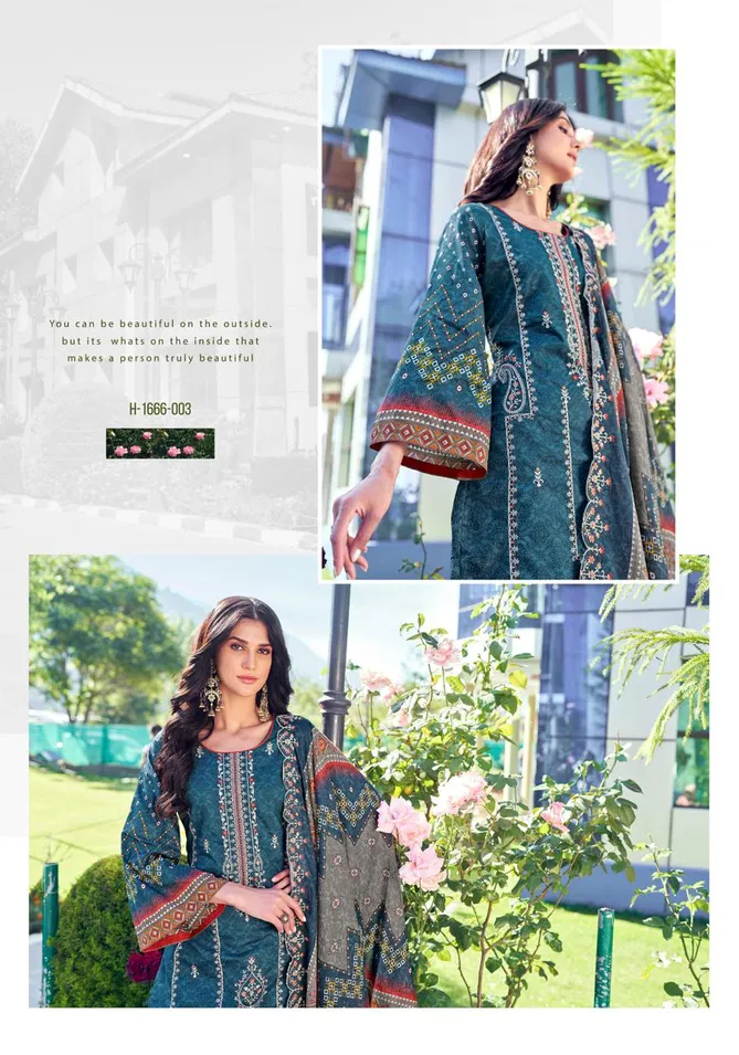 Classic Bin Saeed By Alok Suit Cambric Cotton Pakistani Printed Embroidery Dress Material Wholesale Online