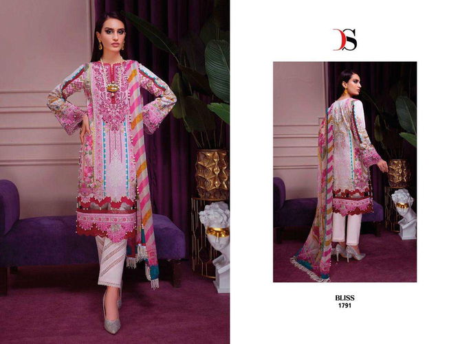 Bliss Vol 4 By Deepsy Suit Pasmina Embroidery Salwar Kameez Suppliers In India