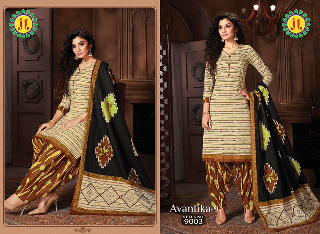 Jt Avantika 9 Casual Printed Regular Wear Pure Cotton Collection