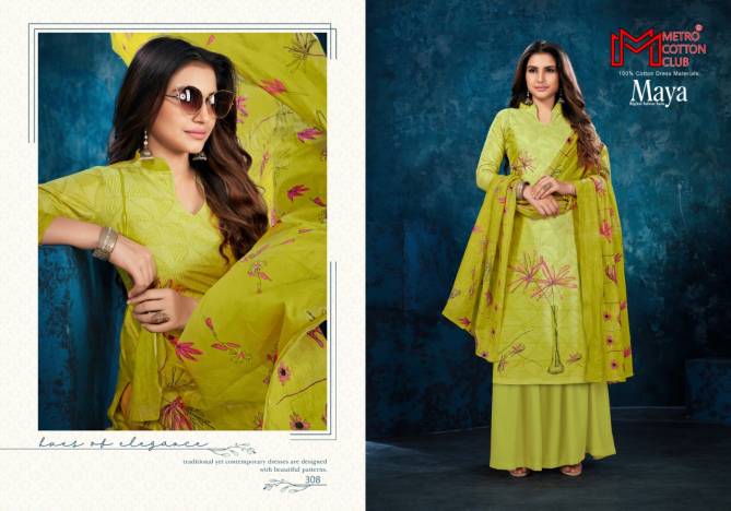 Metro Maya Vol 3 Latest Designer Daily Wear Pure Printed Cotton Dress Material Collection 