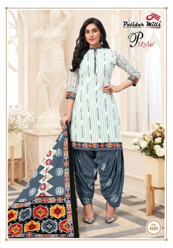 Patidar P Style 42 Latest fancy Designer Regular Wear Printed Cotton Collection