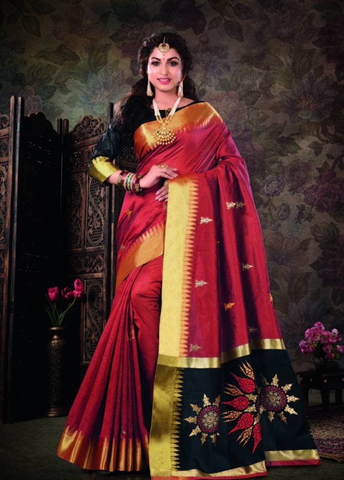 Sangam Shantipuri Latest Festive Wear Handloom Pure Crystal Silk Designer Sarees Collection