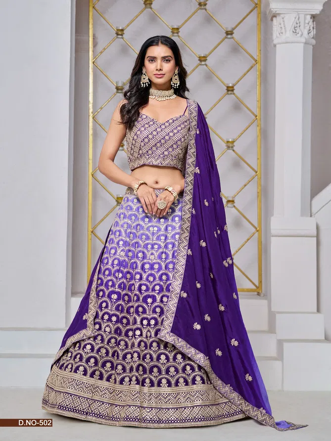 Mehvish Vol 5 By Chinon Wedding Wear Lehenga Choli Wholesale Online