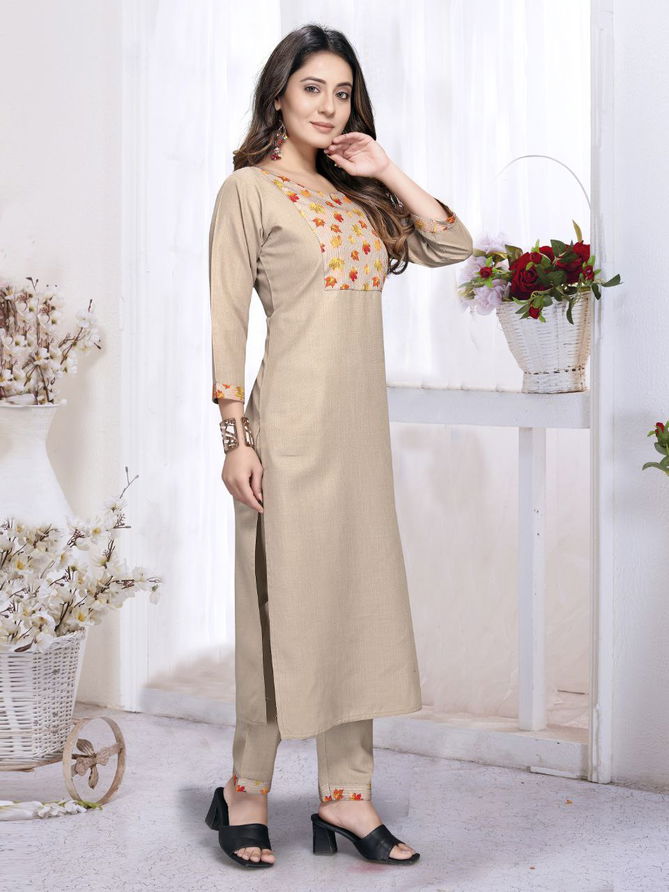 Gng 1112 Exclusive Fancy Ethnic Wear Cotton Kurti With Bottom Collection