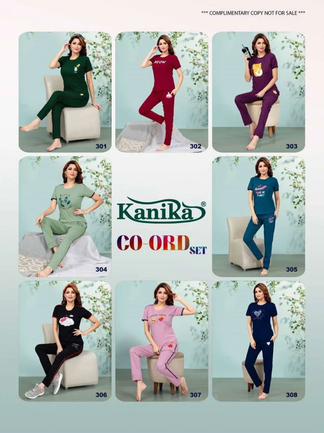 Kanika Co Ord Set Hosiery Cotton Night Suits Catalog
