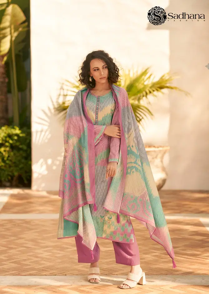 Valencia By Sadhana Jam Cotton Digital Printed Dress Material Orders In India