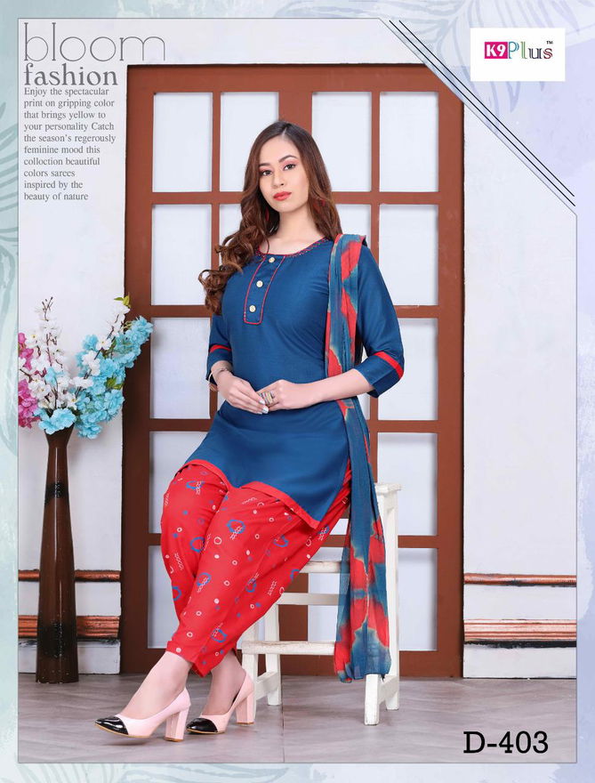 K9 Plus Pratigya 8 Latest fancy Regular Wear Rayon Printed Ready made Salwar Suit Collection
