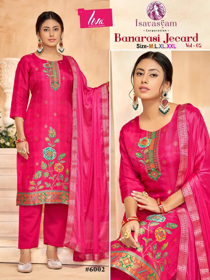 Banarasi Jecard Vol 2 By Isavasyam Designer Readymade Suits Orders In India