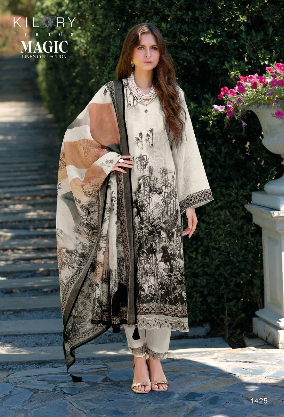 Magic By Kilory Linen Embroidery Salwar Kameez Exporters In India