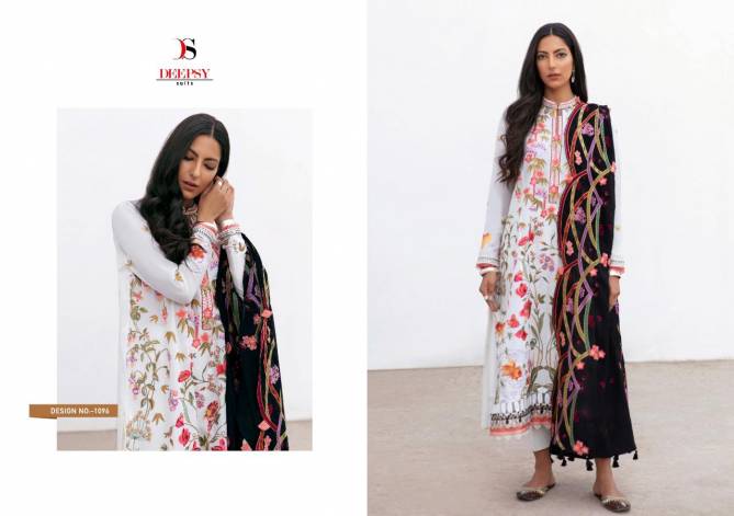 Deepsy Zaha Festive Wear Designer Pure Cotton With Embroidery Pakistani Salwar Kameez Collection
