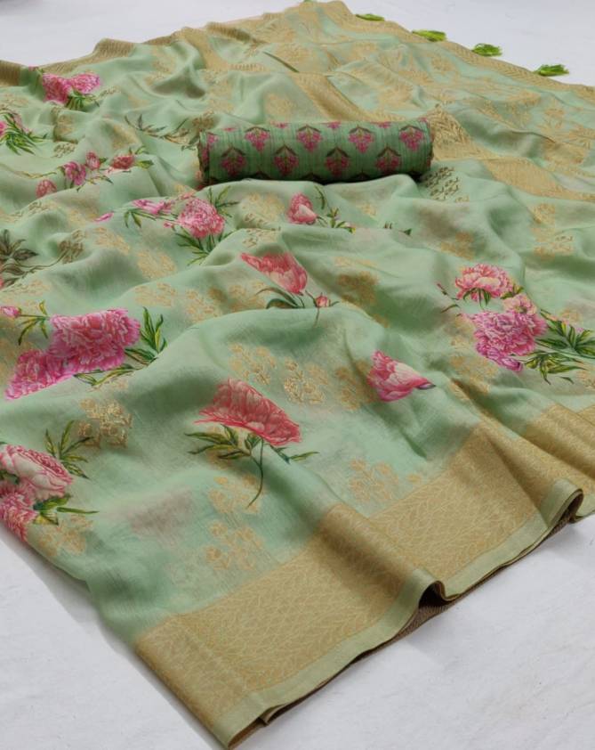 LT Megh Latest Designer Printed Silk Saree Collection 