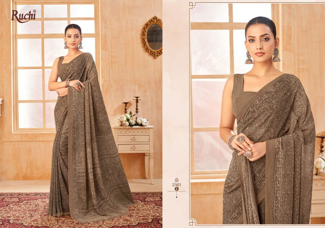 Ragaa Georgette Vol 13 By Ruchi Casual Wear Sarees Wholesale Online