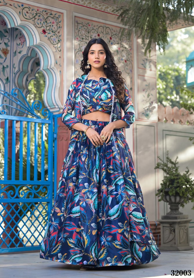 Shehnaaz By Tejasvee Slim Georgette Printed Lehenga Choli Exporters In India