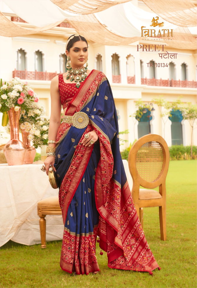 Preet Patola By Trirath 10131 To 10141 Sries Surat Saree Wholesale Market