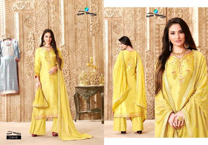 Your Choice Glazier Fancy Latest Festive Wear Pure Dolla Silk Exclusive Salwar Kameez Collection
