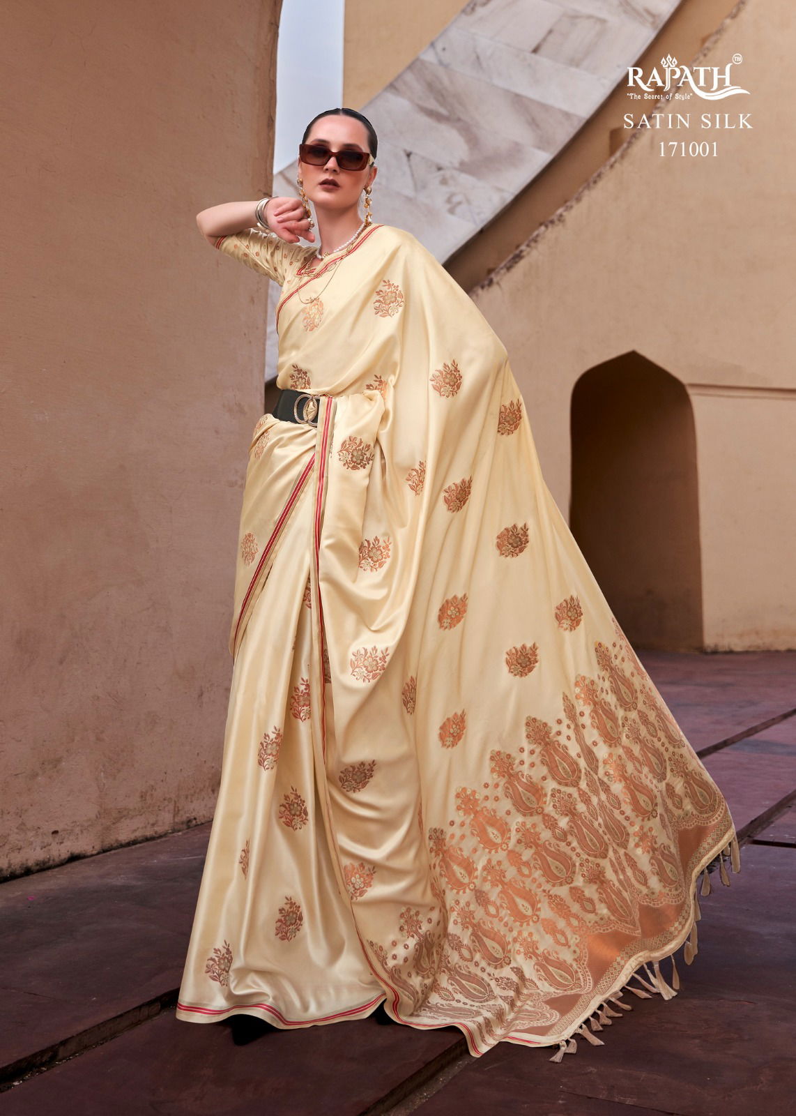 Tathastu Silk By Rajpath Satin Sarees Suppliers In India