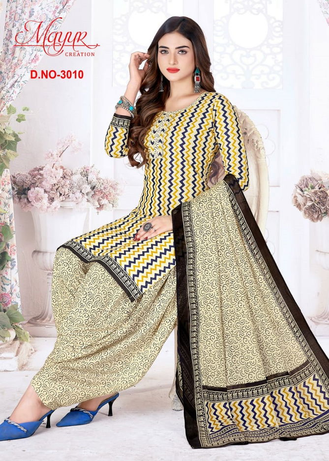 Mayur Traditional Vol 3 Printed Cotton Dress Material Catalog
