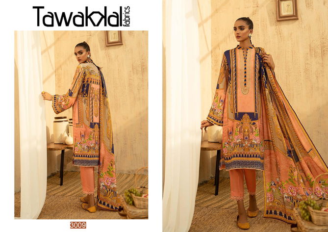 Tawakkal Opulence Latest Fancy Designer Regular Casual  Luxury Cotton 3 Pure Cotton Karachi Dress Material Collection
