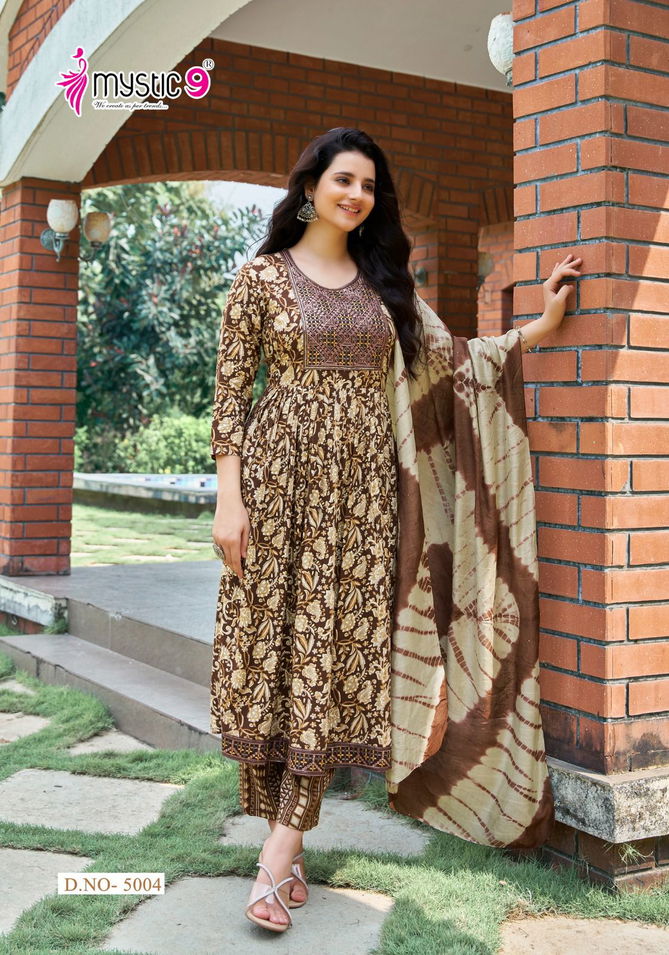 Simran Vol 5 By Mystic 9 Printed Kurti With Bottom Dupatta Orders In India