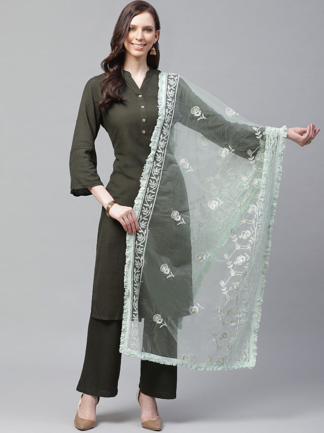 Zarika Lkd Dupatta 1 New Dupatta Collection With Embroidery Work 