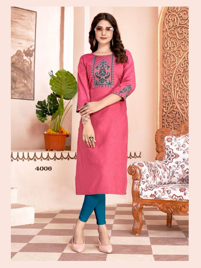 Kit Kat Vol 4 By Colourpix Rayon Weaving Designer Kurtis Catalog
