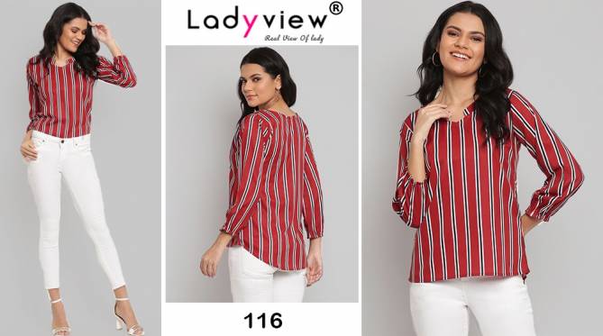 Ladyview Topsy 4 Fancy Casual Party Wear Western Top Collection