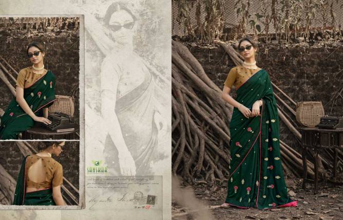 Sanskar Madhubala Exclusive Wear Georgette Stylish Latest Saree Collection