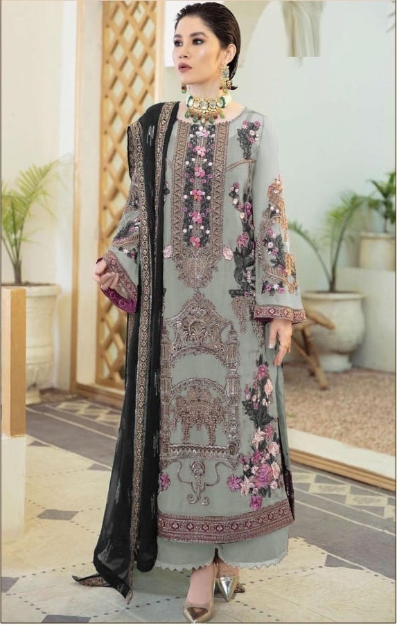 Super Hit 531 Georgette Festive Wear Designer Pakistani Salwar Kameez Collection
