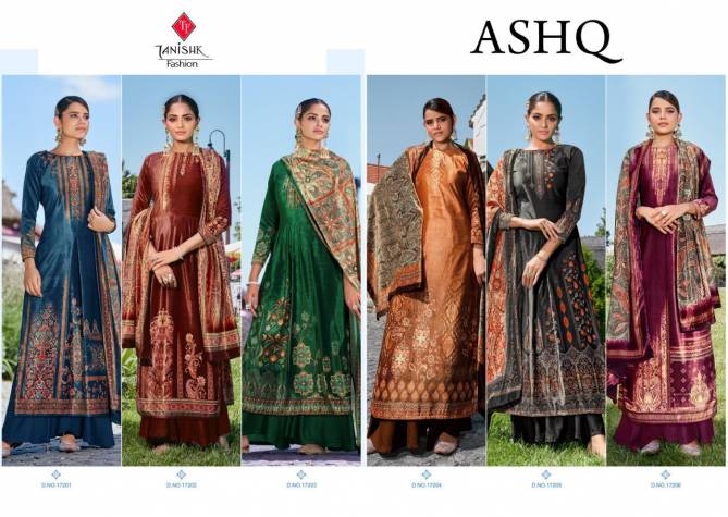 Tanishk Ashq Digital Print Velvet Festive Wear Designer Latest  Salwar Kameez Collection