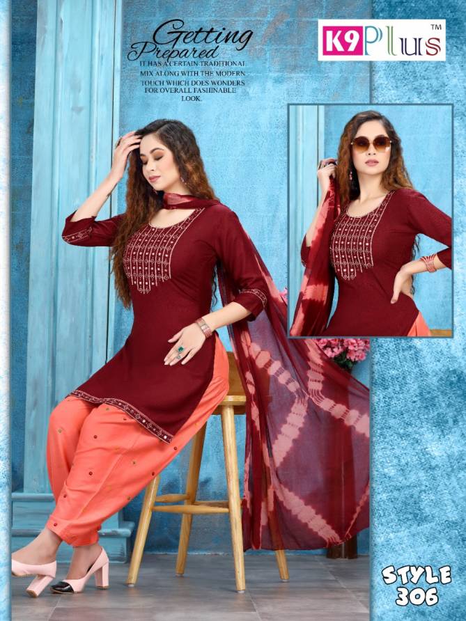 K9 Plus Glamour Fancy Ethnic Daily Wear Rayon Ready Made Collection