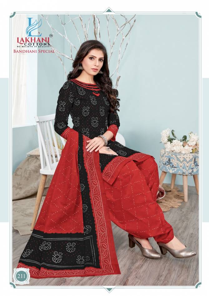 Lakhani Bandhani Special 2 Regular Wear Cotton Printed Ready Made Dress