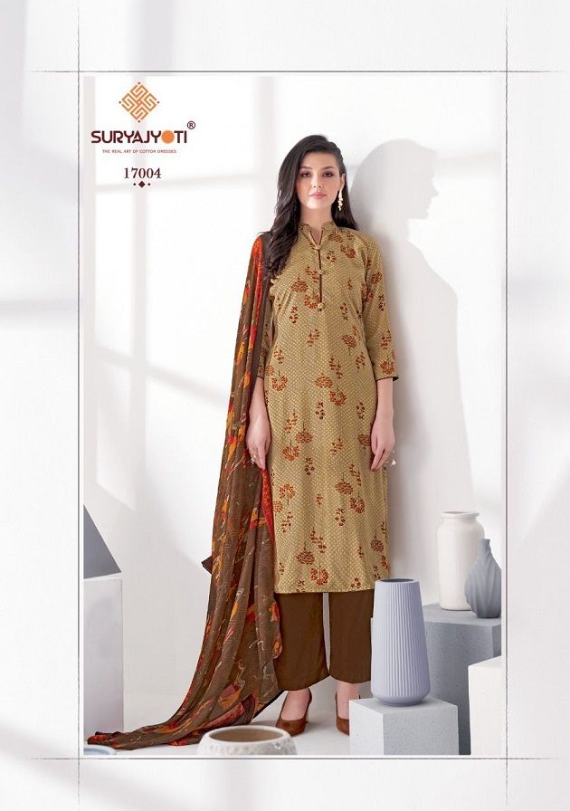 Suryajyoti Princess 17 Pure Rayon Printed Casual Wear  Designer Dress Material Collection