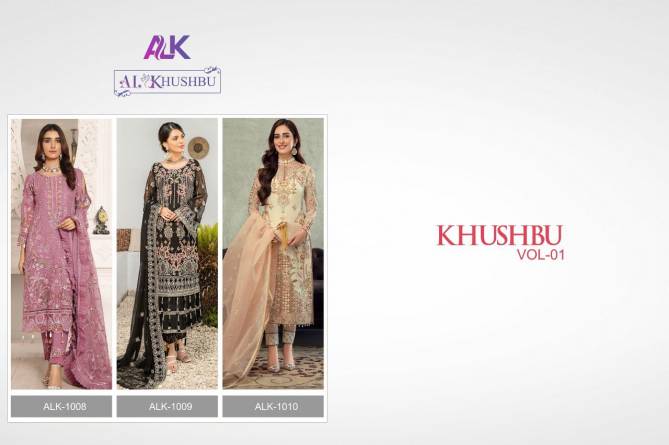 Alk Khushbu 1 Georgette Festive Wear Latest Pakistani Salwar Kameez Collection
