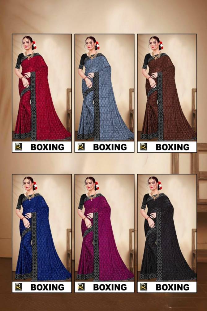 Ronisha Boxing Festive Wear Brasso Fancy Designer Saree Collection