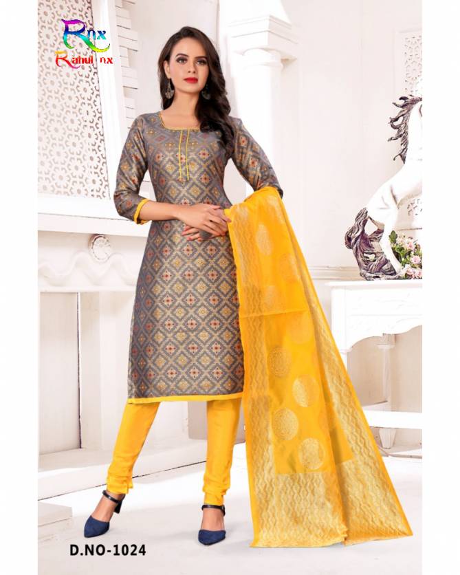 Banarashi 1019 And 1024 Designer Casual Wear Banarasi Silk Dress Material