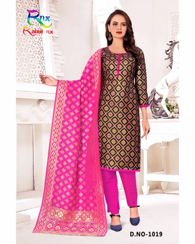 Banarashi 1019 And 1024 Designer Casual Wear Banarasi Silk Dress Material