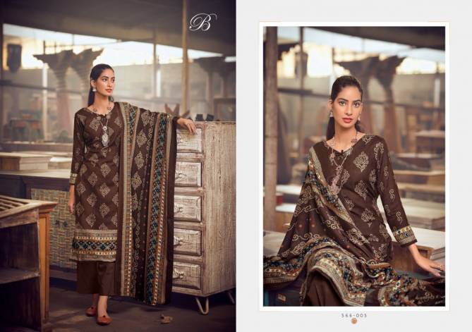 Belliza Al Marina 5 Premium Winter Casual Fancy Wear Woollen Pashmina Collection