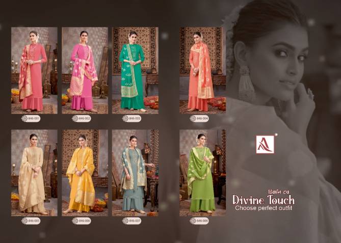 Alok Divine Touch Jam Cotton Designer Casual Wear Printed Dress Material Collection