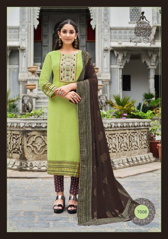 Gulzar 7 Festive Wear Heavy Rayon Print With Embroidery Ready Made Collection