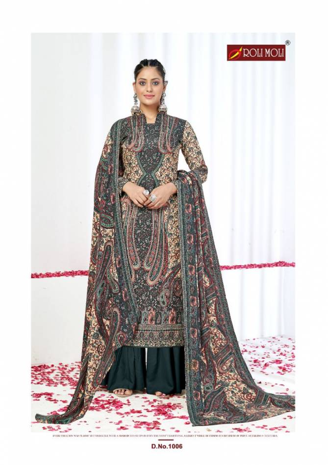 Roli Moli Elite Winter Ethnic Wear Pashmina Printed Designer  Collection