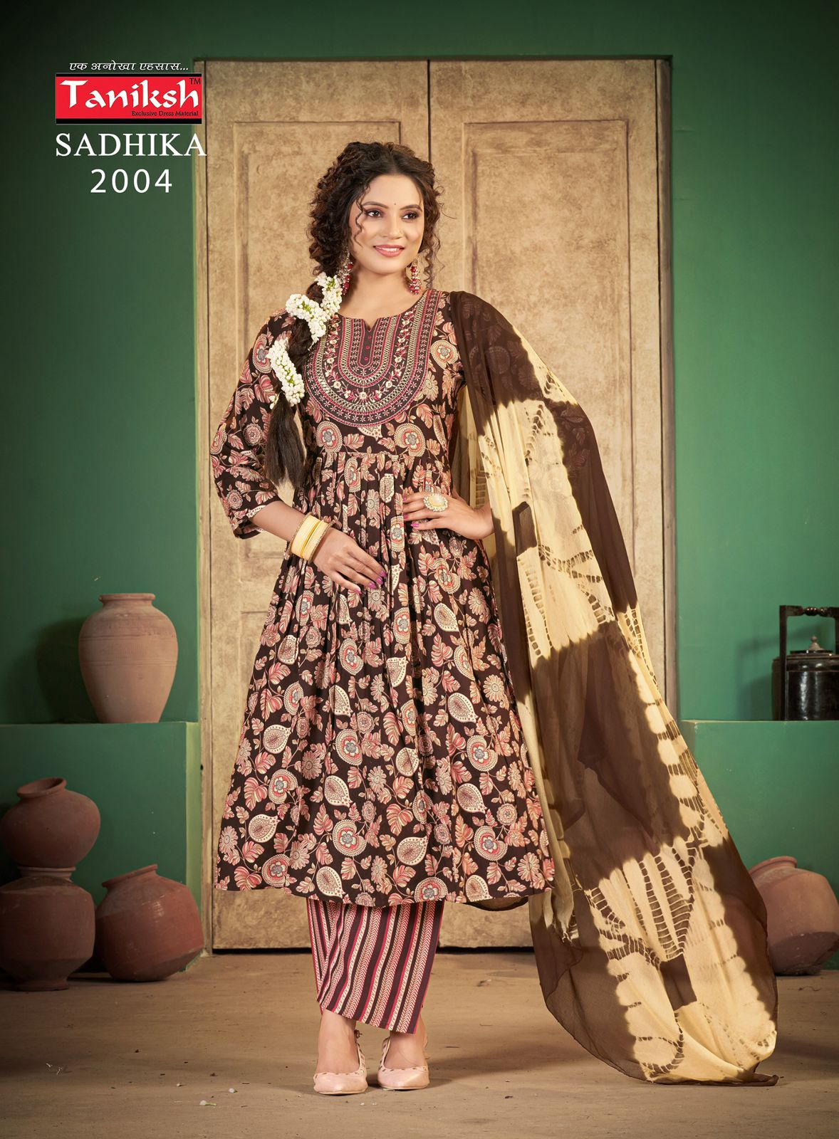 Sadhika Vol 2 By Taniksh Rayon Printed Kurti With Bottom Dupatta Orders In India