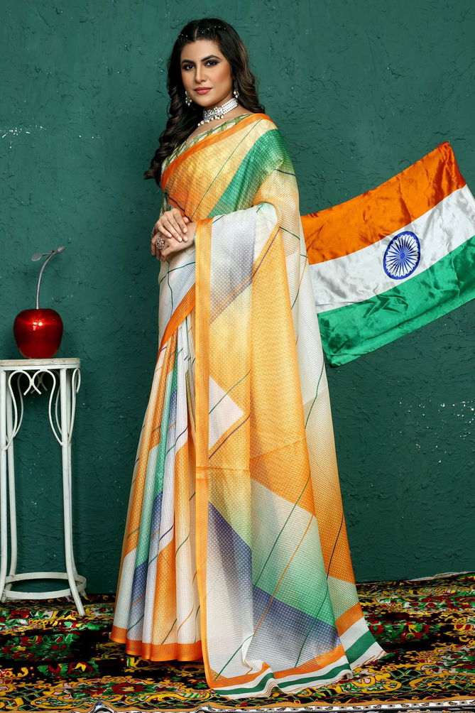 Rangkaat Series By Rajyog Premium Linen Designer Saree Catalog