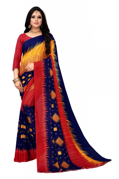 Suhani Polyester Nx Casual Daily Wear Printed Designer Saree Collection