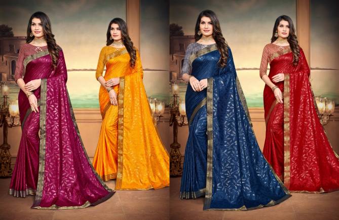 Saroj Silver Queen New Party Wear Silk Fancy Saree Collection